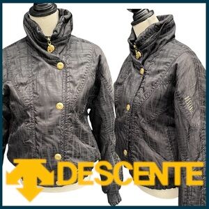 Vintage Descente Black Gold Accents Ski Jacket (S)